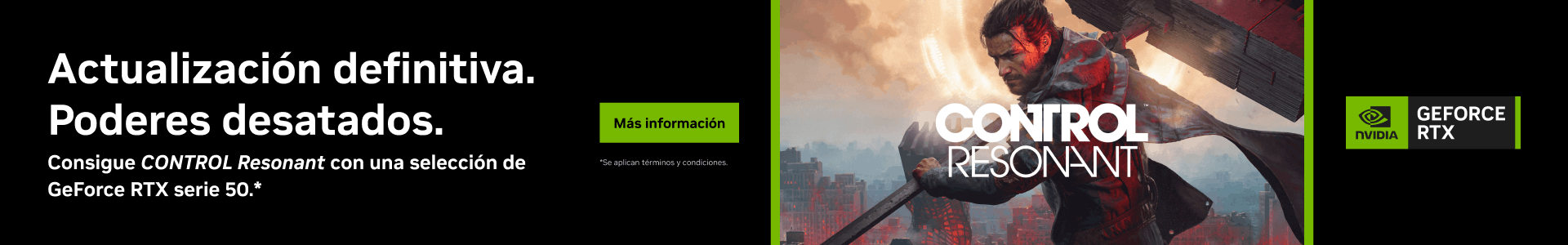 NVIDIA GeForce RTX serie 50 — CONTROL Resonant
