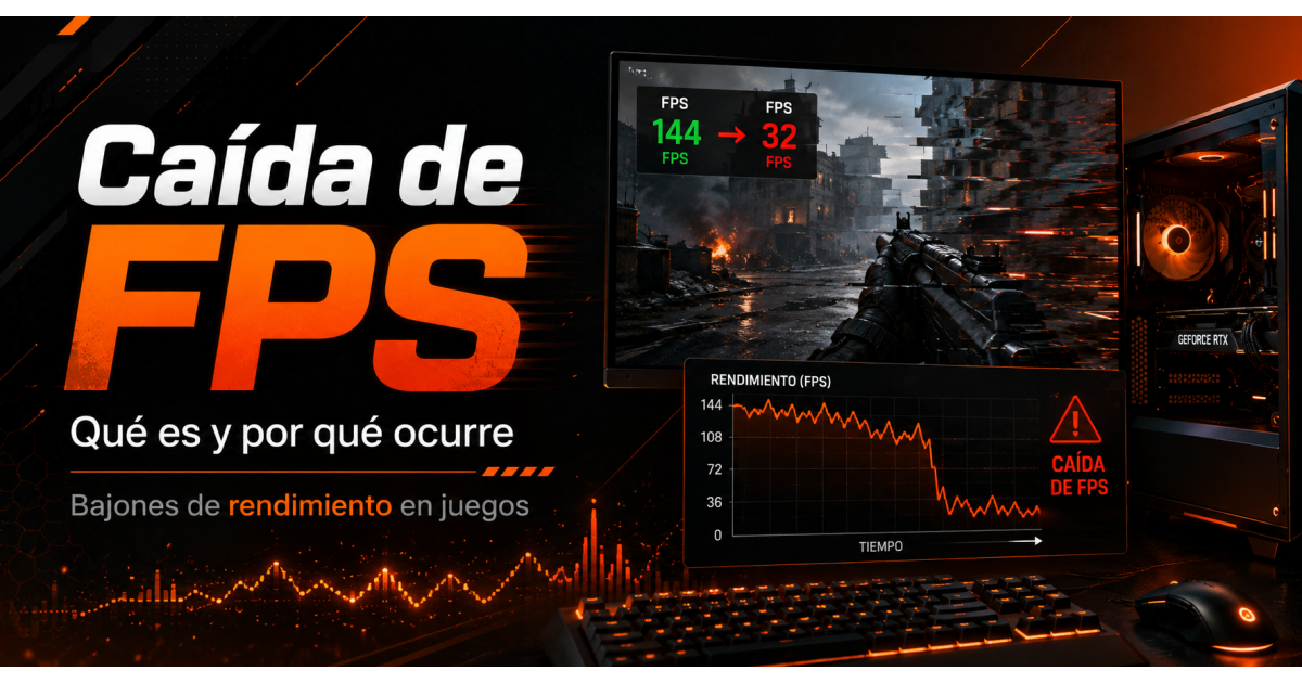 Bajadas de FPS en juegos: por qué ocurren y cómo solucionarlas