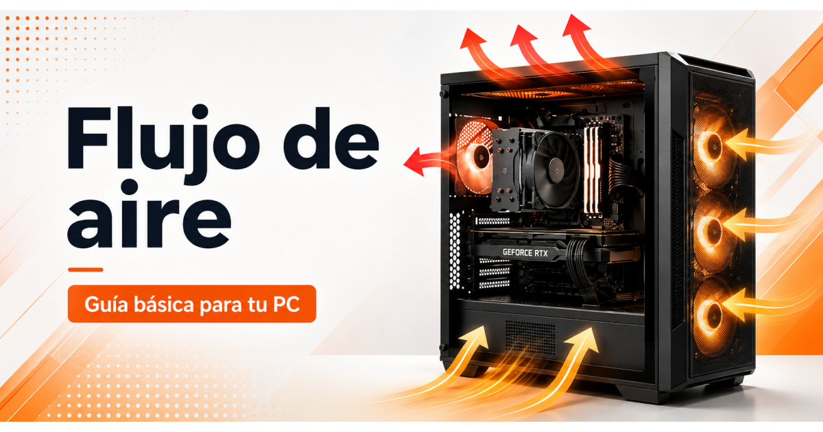 Cómo colocar los ventiladores de tu PC: guía de flujo de aire y ventiladores Reverse