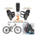 Candado plegable CASR con soporte para bicicleta y patinete