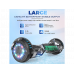 Hoverboard - Hoverboard JD5/6, Con altavoz Bluetooth y luz LED para niños y adultos RCB, 15 km/h, 180 W, 100 kg, verde