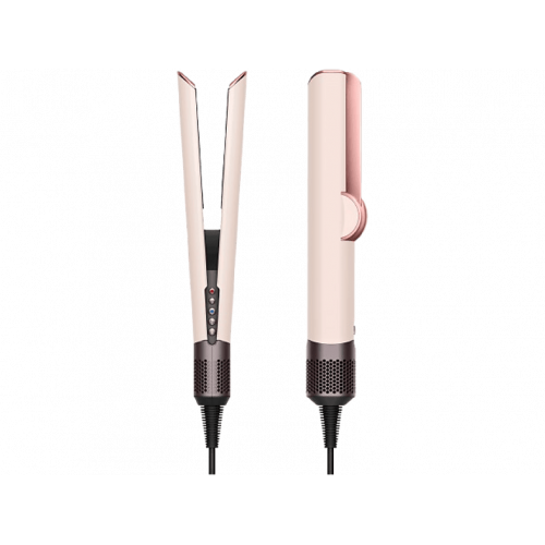 Plancha de pelo - Dyson Airstrait™, Alisado Mojado a Seco, 1600W, 3 Niveles temperatura, 3 Niveles potencia, Ceramic Pink/ Rose Gold