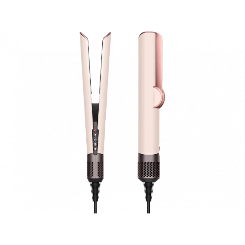 Plancha de pelo - Dyson Airstrait™, Alisado Mojado a Seco, 1600W, 3 Niveles temperatura, 3 Niveles potencia, Ceramic Pink/ Rose Gold
