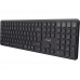 Teclado inalámbrico - Trust Vaiya, Inalámbrico, Multidispositivo, Tamaño completo, Negro