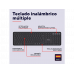 Teclado inalámbrico - Trust Vaiya, Inalámbrico, Multidispositivo, Tamaño completo, Negro