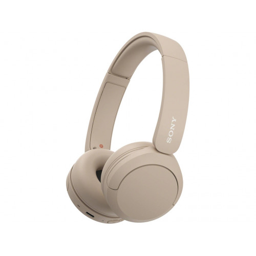 Auriculares Bluetooth SONY WH CH520 (On Ear - Micrófono - Beige)