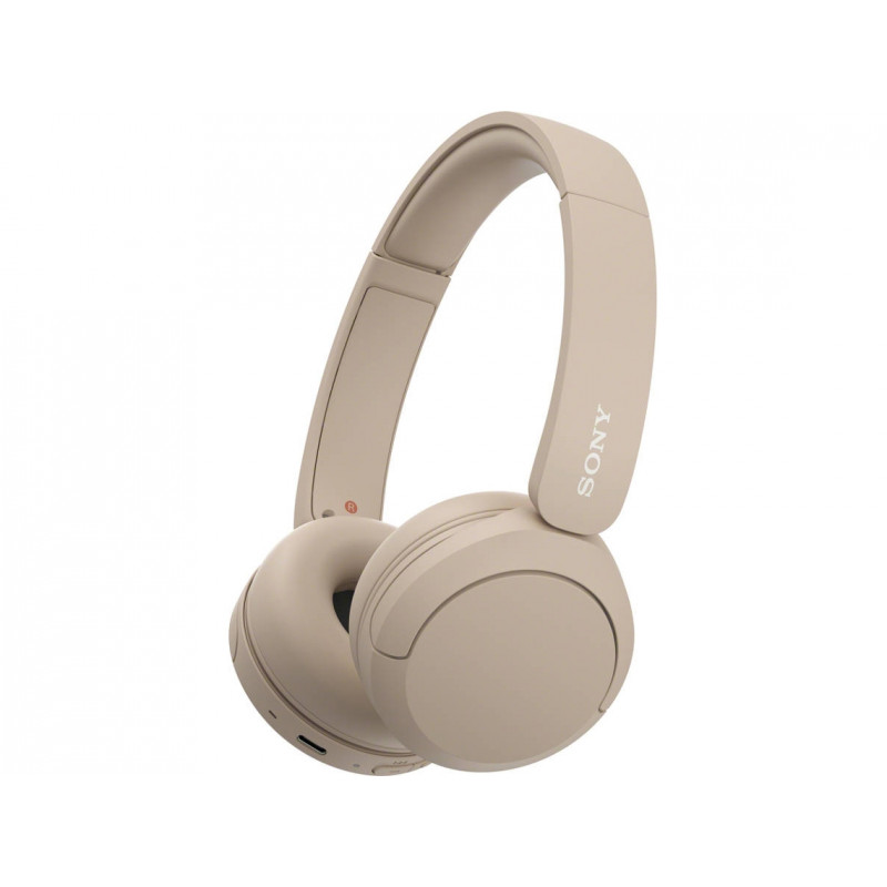 Auriculares Bluetooth SONY WH CH520 (On Ear - Micrófono - Beige)
