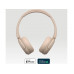 Auriculares Bluetooth SONY WH CH520 (On Ear - Micrófono - Beige)