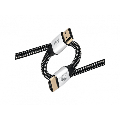 Cable HDMI - ISY IHD 5020, 8K, Ultra High Speed HDMI 2.1, 2 m, Negro