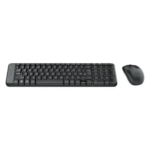 Teclado inalámbrico Logitech MK220 Layout US con ratón incluido compacto