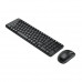 Teclado inalámbrico Logitech MK220 Layout US con ratón incluido compacto