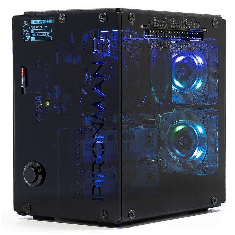 Caja PC Sunfounder PIRONMAN-MAX con Pantalla Acrílico Transparente para Raspberry Pi 5