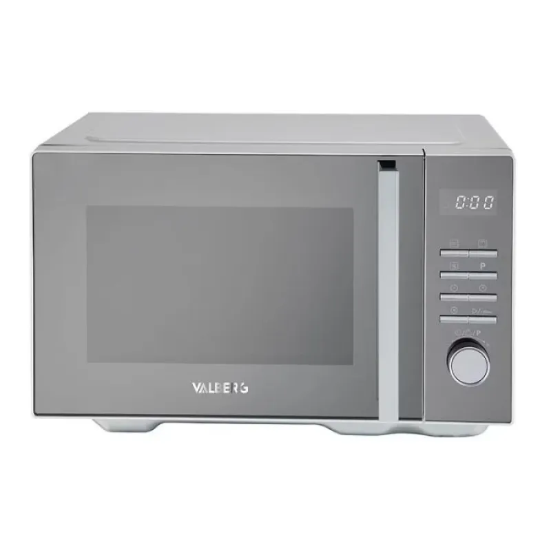 Microondas 25L sin plato, 800w, con Grill 1000W VALBERG Color Espejo MWO 25 GM FLAT MIR 343C SS