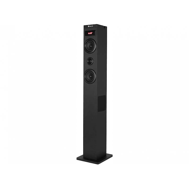 Torre de sonido - NGS TW SKYCHARM 2.1, 80 W, 3 canales, Bluetooth, Negro