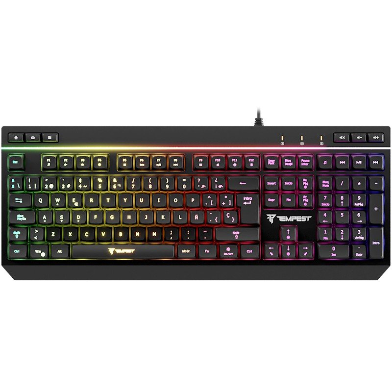 Tempest K9 Nebula Fury RGB Teclado Gaming Retroiluminado