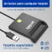 Iggual IGG316740 Lector de Tarjeta Magnética USB Negro