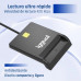 Iggual IGG316740 Lector de Tarjeta Magnética USB Negro