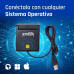 Iggual IGG316740 Lector de Tarjeta Magnética USB Negro