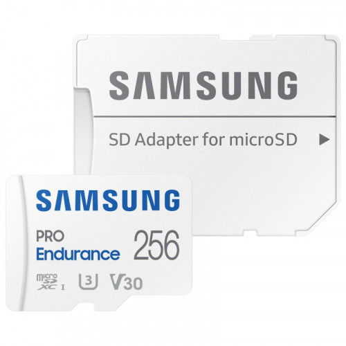 Samsung PRO Endurance microSDXC 256GB UHS-I V30 Clase 10 con Adaptador