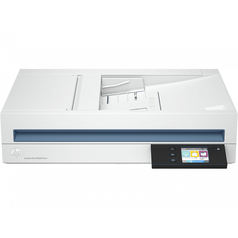 Escáner - 20G07A#B19 HP, 1200 x 1200 DPI dpi, Velocidad de escaneo ADF (b/n, A4):40 ppm, Velocidad de escaneo ADF dúplex (b/n, A4):80 ipm, Velocidad de escaneo ADF dúplex (color, A4):80 ipm, Wi-Fi, Blanco