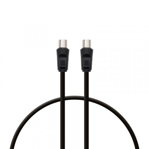 PcCom Essential Coaxial Cable 3C-2V 9.5 mm Macho / 9.5 mm Hembra 1.8 m Negro