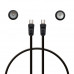 PcCom Essential Coaxial Cable 3C-2V 9.5 mm Macho / 9.5 mm Hembra 1.8 m Negro