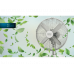 Ventilador de sobremesa - Cecotec EnergySilence 610 SteelDesk, 40 W, 3 velocidades, Oscilación, Altura ajustable, Steel