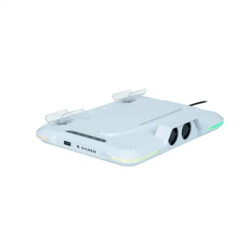 Base de carga BIGBEN BB025637 para mandos PlayStation 5 Slim con iluminación RGB