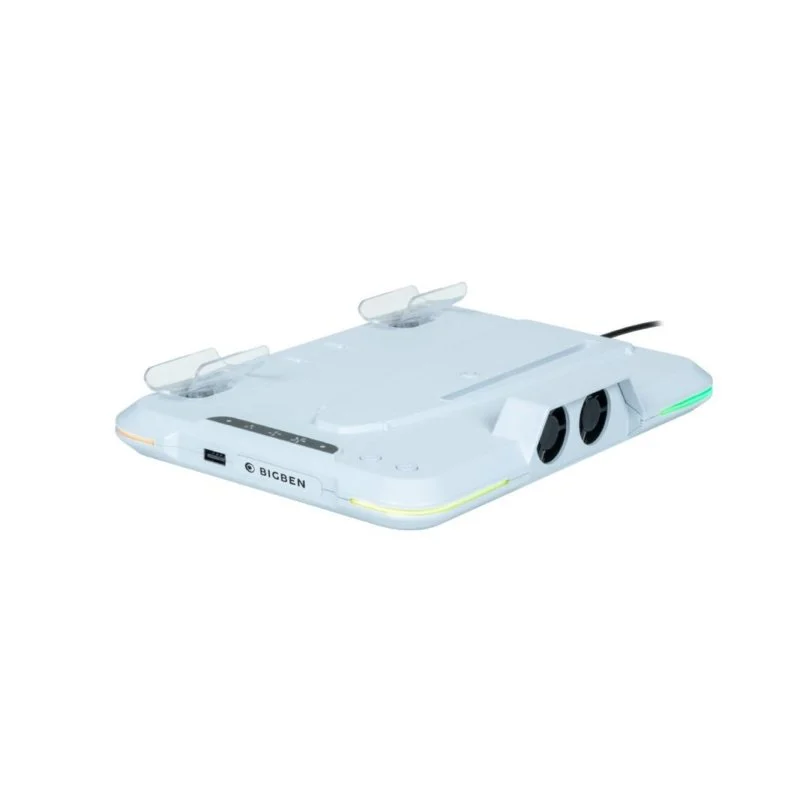 Base de carga BIGBEN BB025637 para mandos PlayStation 5 Slim con iluminación RGB