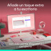 Logitech Pop Icon Combo Pack Teclado + Ratón Inalámbrico Rosa