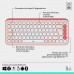 Logitech Pop Icon Combo Pack Teclado + Ratón Inalámbrico Rosa