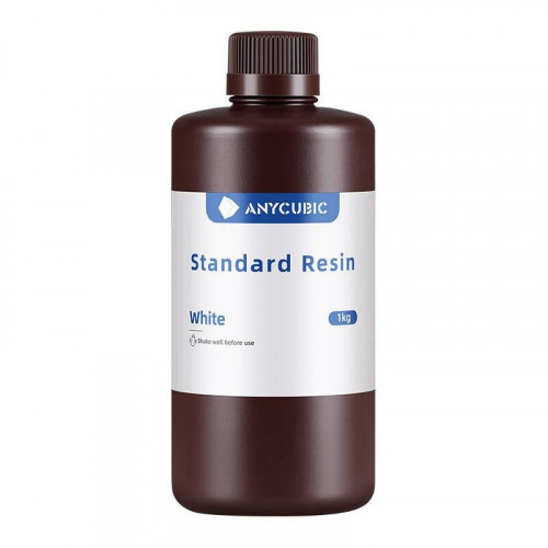 Resina Estándar AnyCubic White 1 kg para Impresión 3D