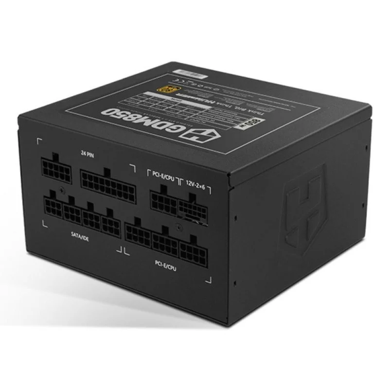 Fuente de Alimentación Nox 850W 80+ Gold Hummer GDM Modular ATX 3.1 Ultra Silenciosa