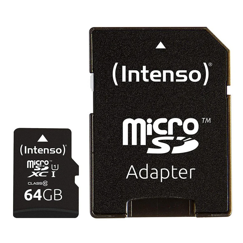 Intenso Tarjeta Micro SD SDXC 64GB Clase 10