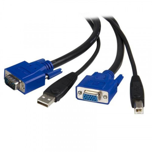 Cable KVM USB + VGA 2 en 1 StarTech.com de 3 metros