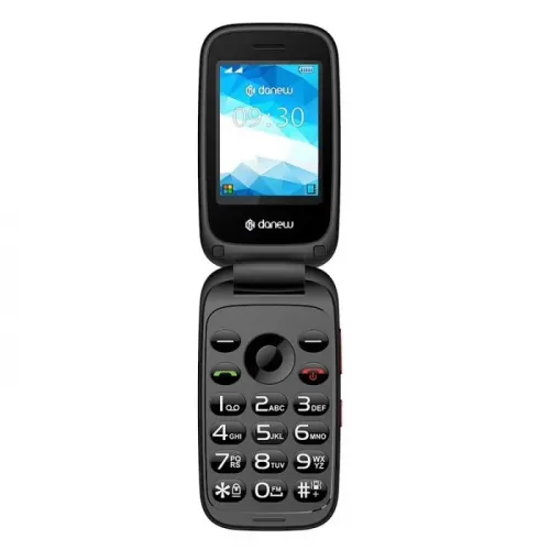 Móvil DANEW K43 4G plegable Rojo