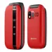 Móvil DANEW K43 4G plegable Rojo