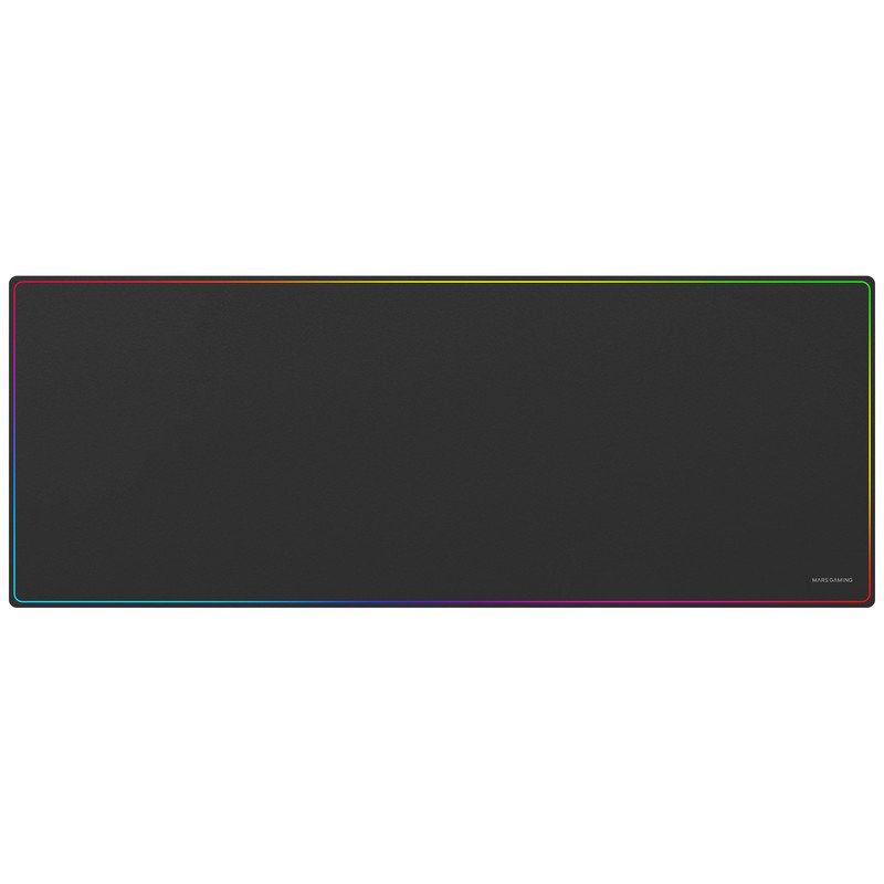 Mars Gaming Mmp224 Alfombrilla Gaming Xxl 88x33cm Diseño Rainbow Caucho Natural Y Nanotextil Negro