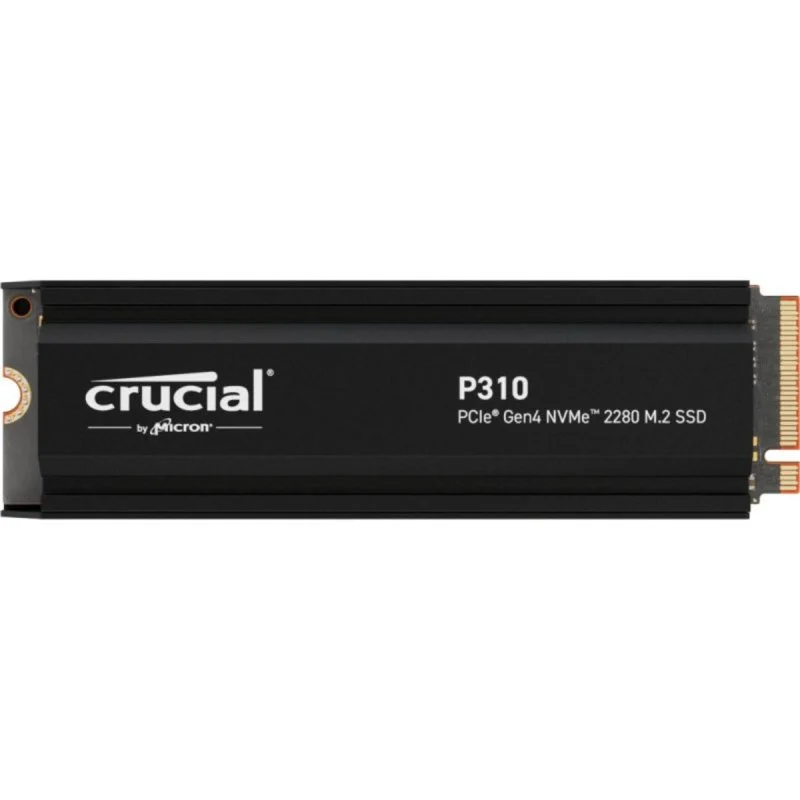 SSD Crucial P310 2TB M.2 PCIe Gen4 NVMe 7100MB/s Disipador Térmico Licencia Oficial PS5