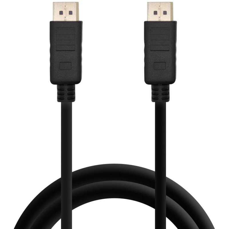 PcCom Essential Cable DisplayPort 1.2 Macho/Macho 4K 1.8m Negro