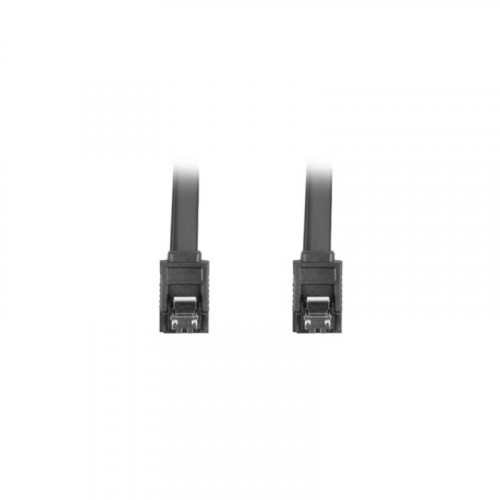 Cable Lanberg CA-SASA-14CU-0050-BK 0,5m SATA III Hembra a Hembra Negro