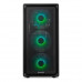 Torre Nox Hummer AERO Semitorre Hyperflow ARGB Negra con Tipo C y Cristal Templado