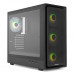 Torre Nox Hummer AERO Semitorre Hyperflow ARGB Negra con Tipo C y Cristal Templado