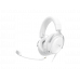 Auriculares gaming - HyperX Cloud III, 53 mm, Micrófono con cancelación de ruido, Audio DTS, Metálicos, Compatibles PC/Consolas/Móvil, Blanco