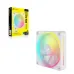Corsair PWM iCUE LINK LX120 RGB Expansión de Ventilador Único 120 mm Blanco