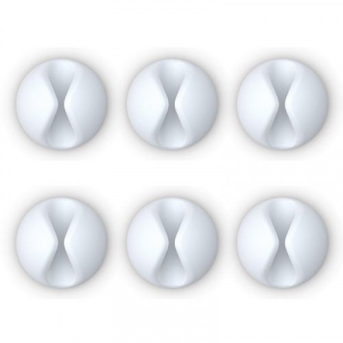 Bluelounge Cabledrop Pack 6 Organizador de Cables Blanco