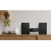Microcadena - PHILIPS TAM3205M2/12, FM, CD, USB, Entrada de audio, 20W, Altavoces Bass Reflex, Bluetooth 5.4, Negro