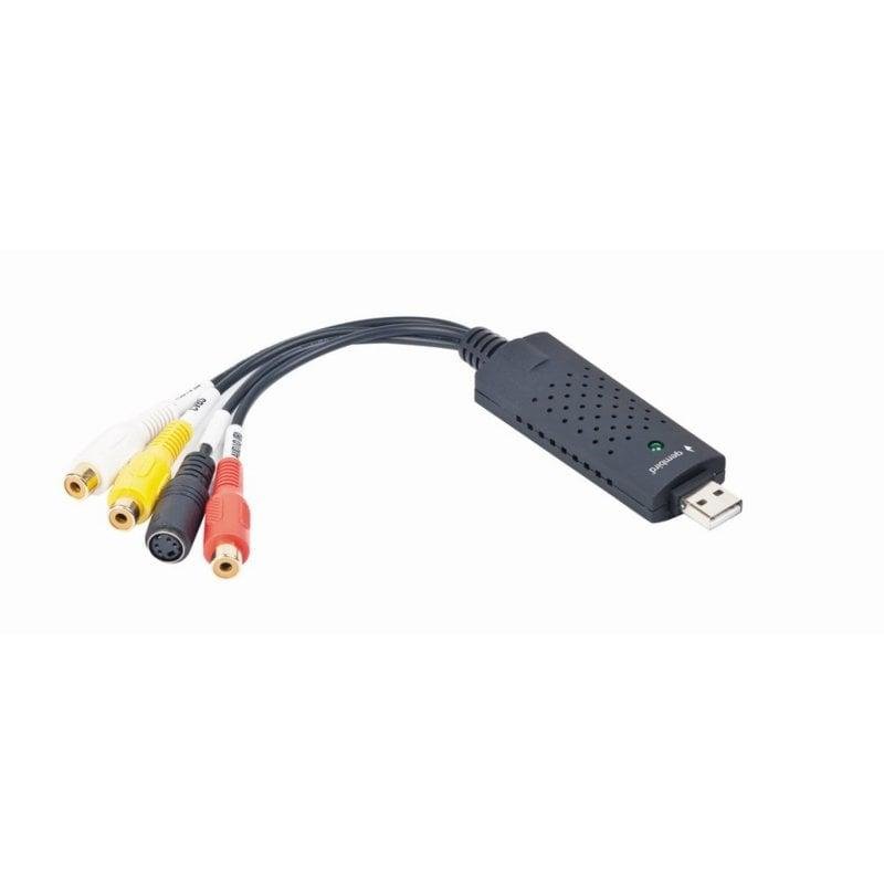 Capturadora de Vídeo Gembird UVG-002 USB 3.2 720 x 576 NTSC 30pps Windows