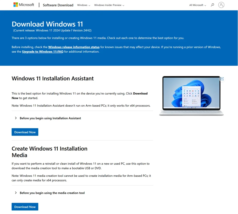 Crear USB de instalación de Windows 11 con Media Creation Tool
