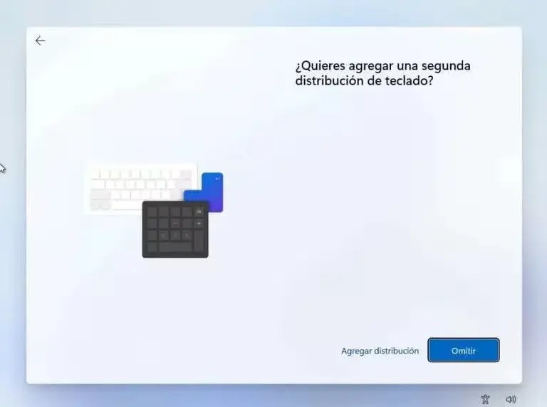 Elegir teclado español en la configuración de Windows 11